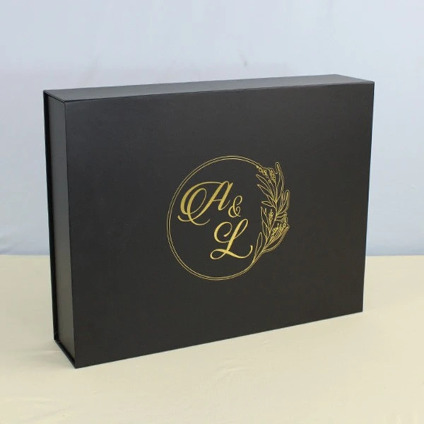 Black Cardboard Gift Box With Lid